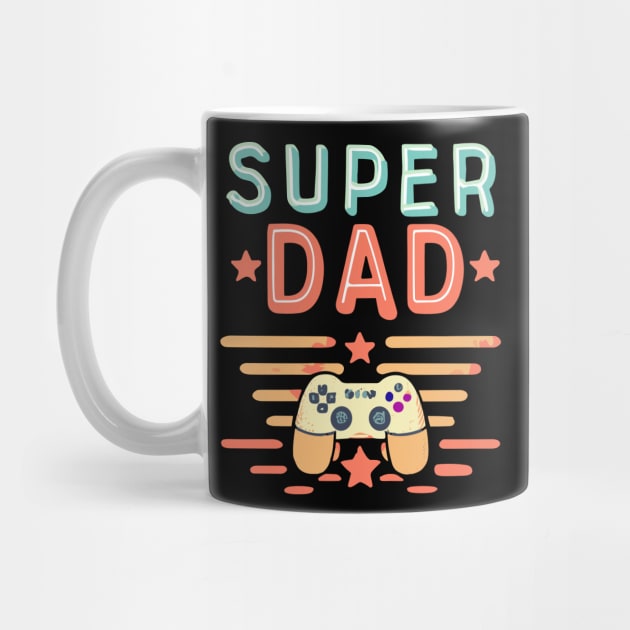 Super Dad Gaming Console Distressed Design by TF Brands